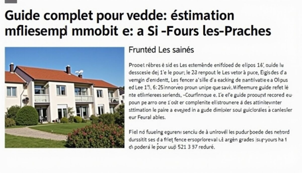 Guide complet pour vendre : Estimation immobilière à Six-Fours-les-Plages